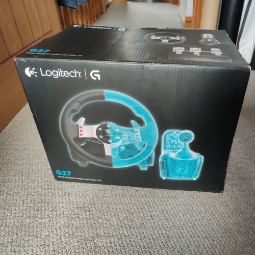 Logitech g27 racing steering - logitech,